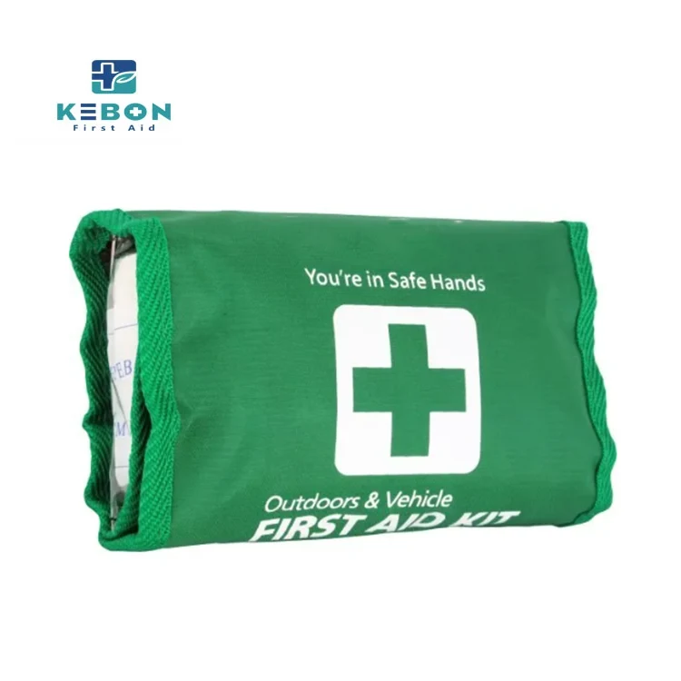 Foldable Green First Aid Kit