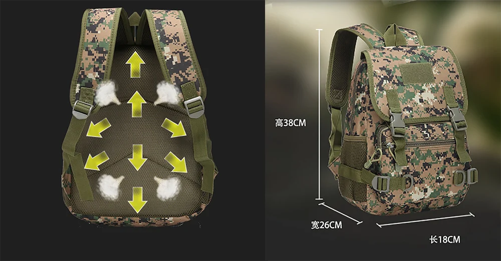 Tactical Dual-Shoulder First Aid Backpack