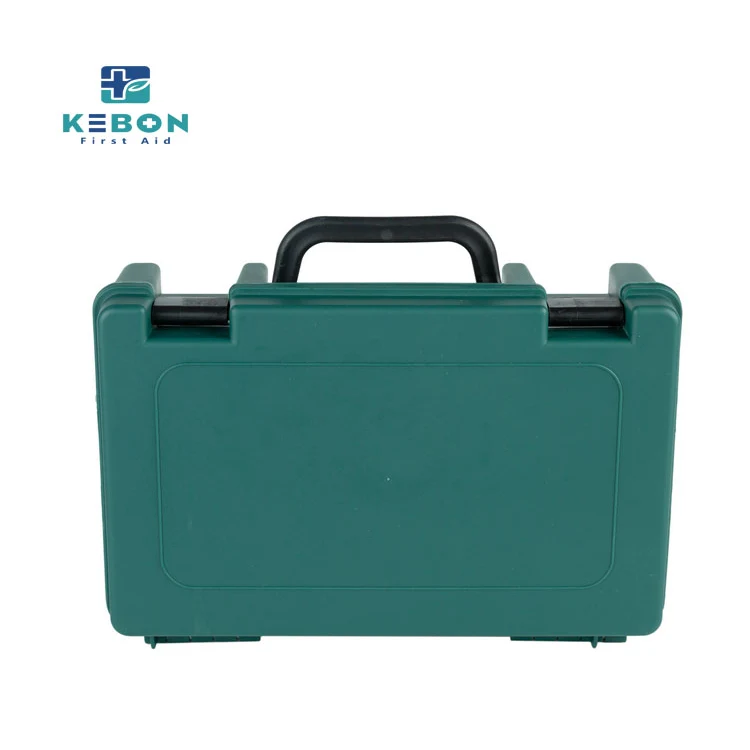 Green Plastic First Aid Kit