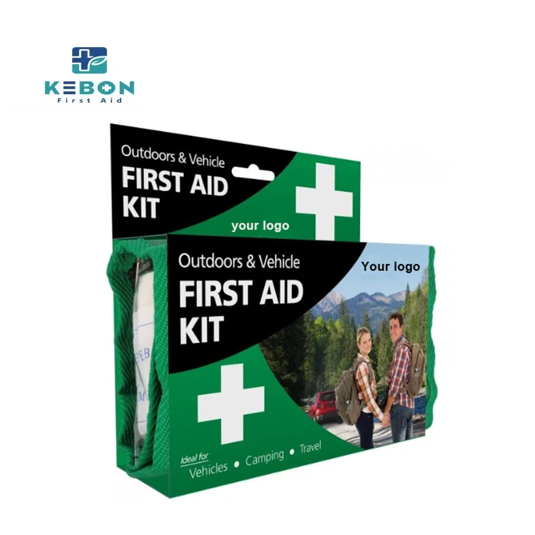 Foldable Green First Aid Kit
