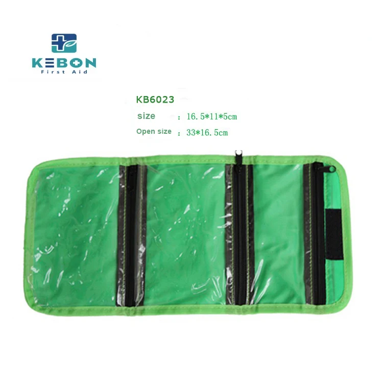 Foldable Green First Aid Kit