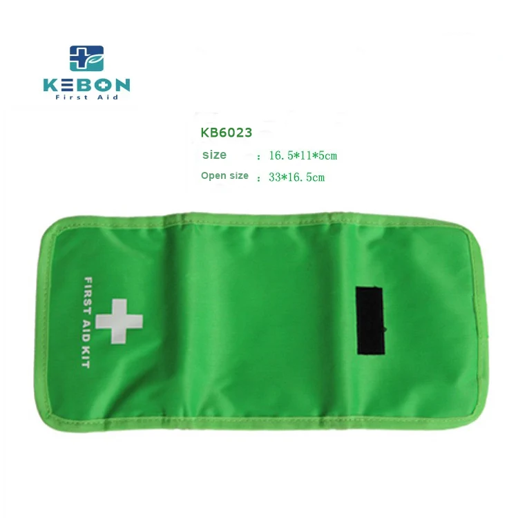 Foldable Green First Aid Kit