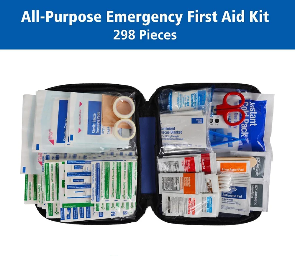 Blue Essential Home First Aid Kit