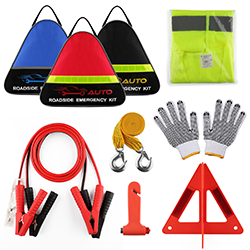 Triangular Automotive Emergency Kit
